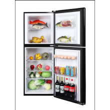 nice quality real copper door double door refrigerator